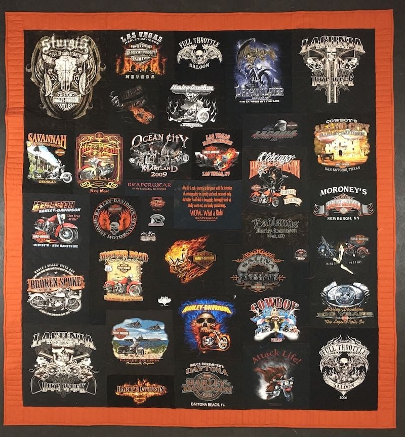 Harley-Davidson T-shirt Quilts